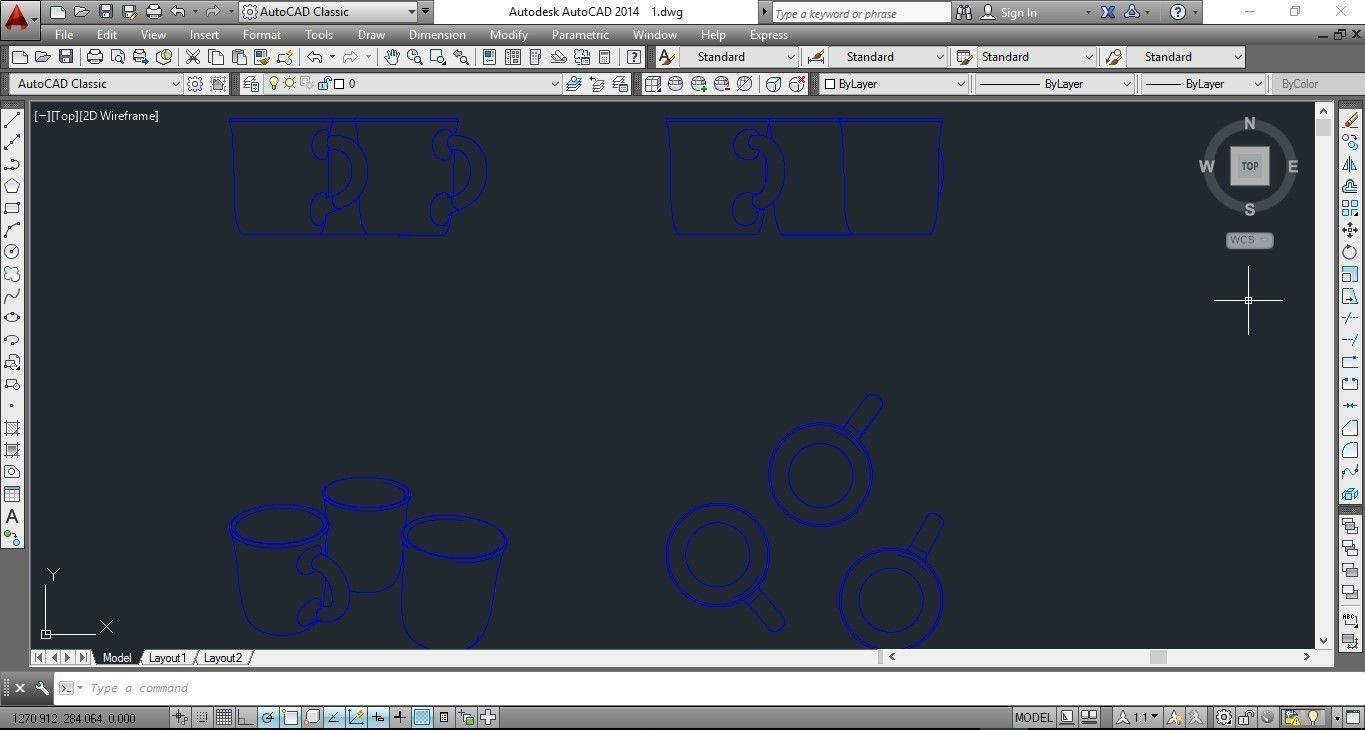 Cup Glass Low-poly 3D model_10