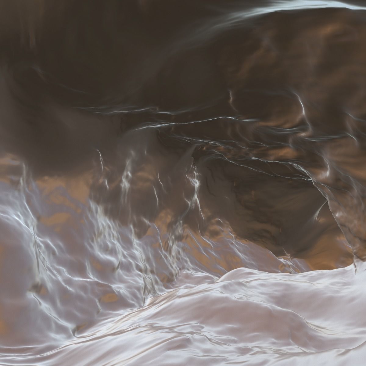 Cave Tunnel 3D model_7