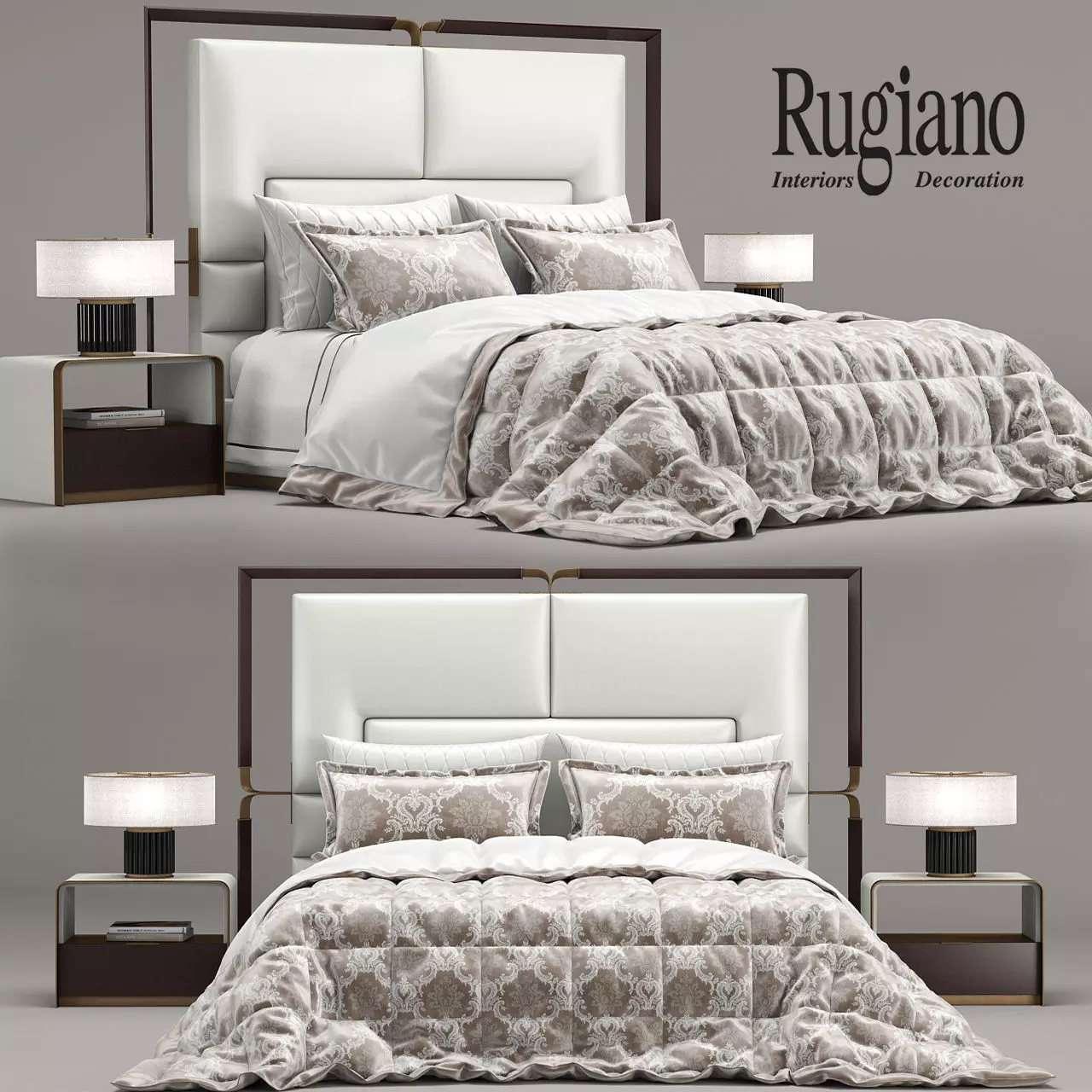 Rugiano Grace bed 3D model