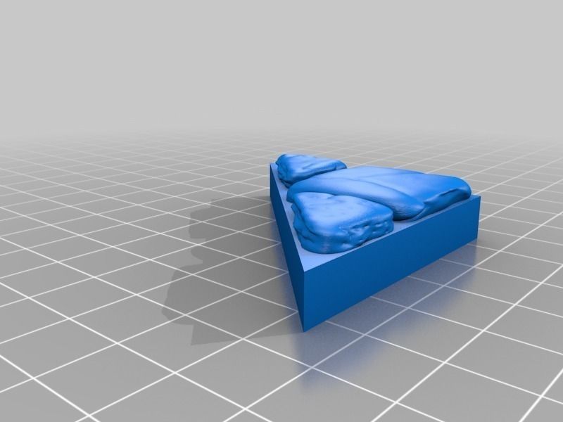 OpenForge Stone Dungeon Diagonal Walls Free 3D print model_7