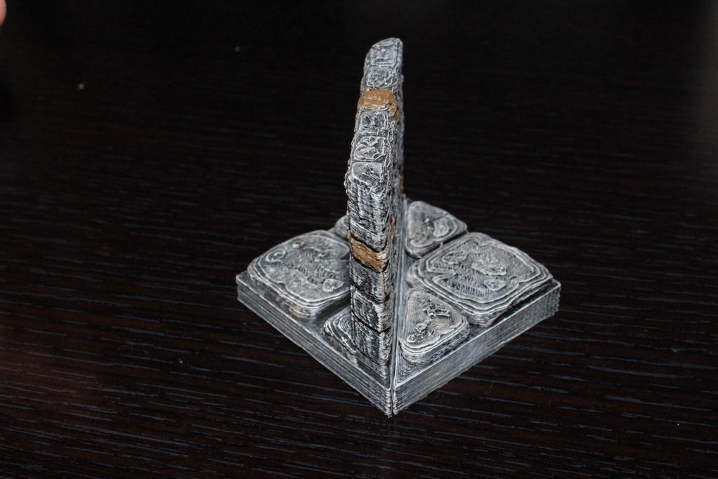 OpenForge Stone Dungeon Diagonal Walls Free 3D print model_2