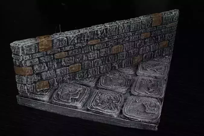 OpenForge Stone Dungeon Diagonal Walls