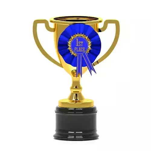 First Place Trophy 3D model