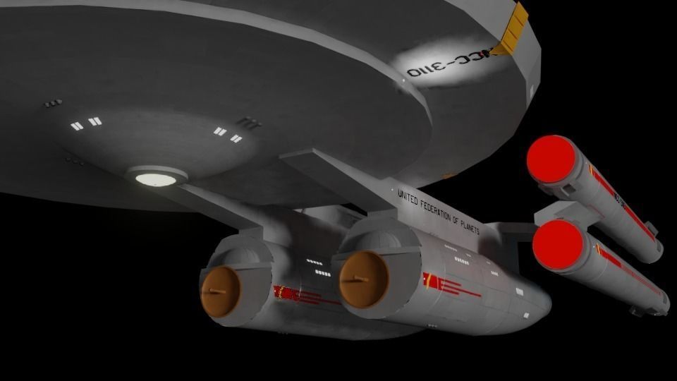 Proxima Class Battleship TOS Era 3D model_8