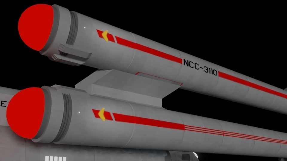 Proxima Class Battleship TOS Era 3D model_5
