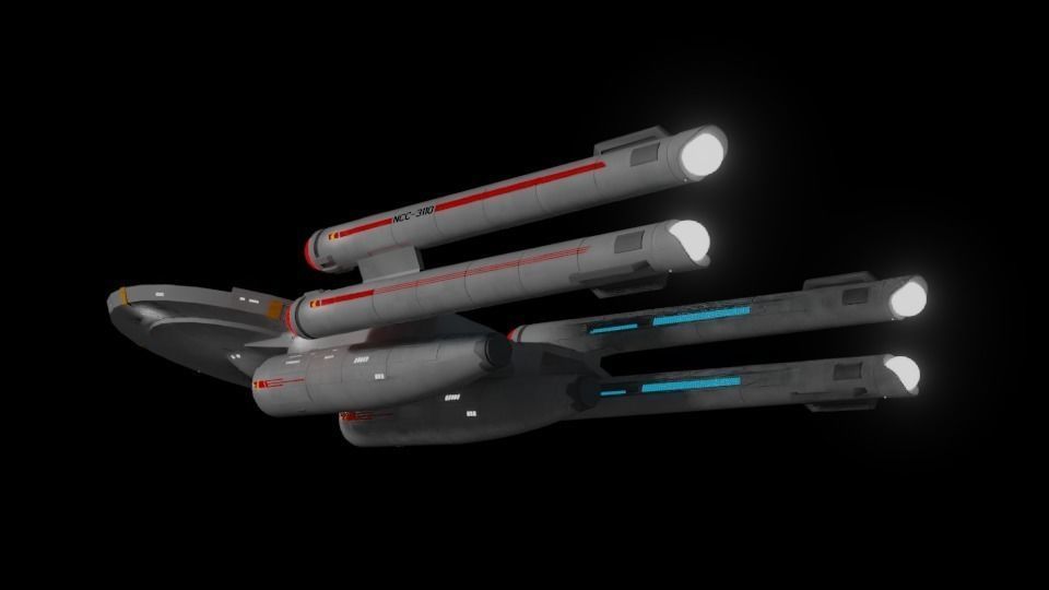 Proxima Class Battleship TOS Era 3D model_6