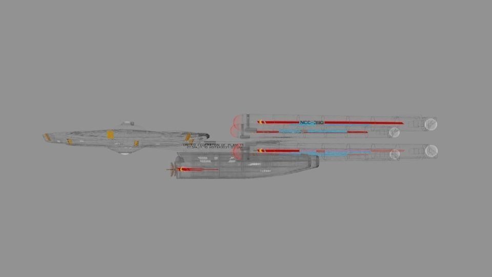 Proxima Class Battleship TOS Era 3D model_10