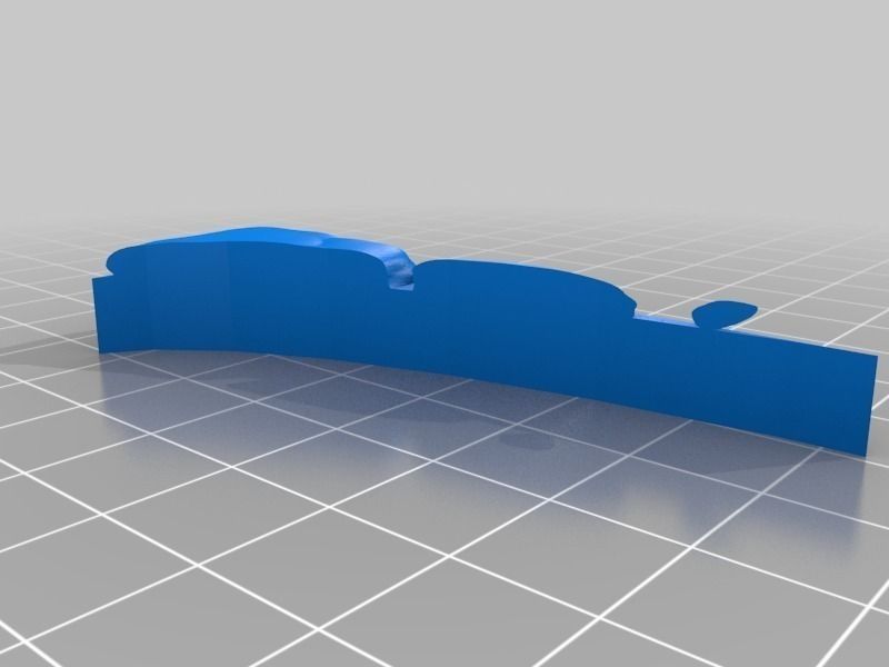 OpenForge Stone Dungeon Curved Wall Free 3D print model_9