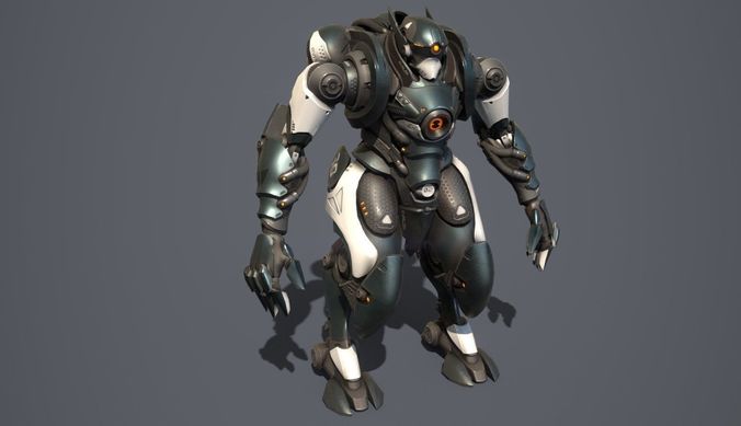 Avalon Suit Low-poly 3D model