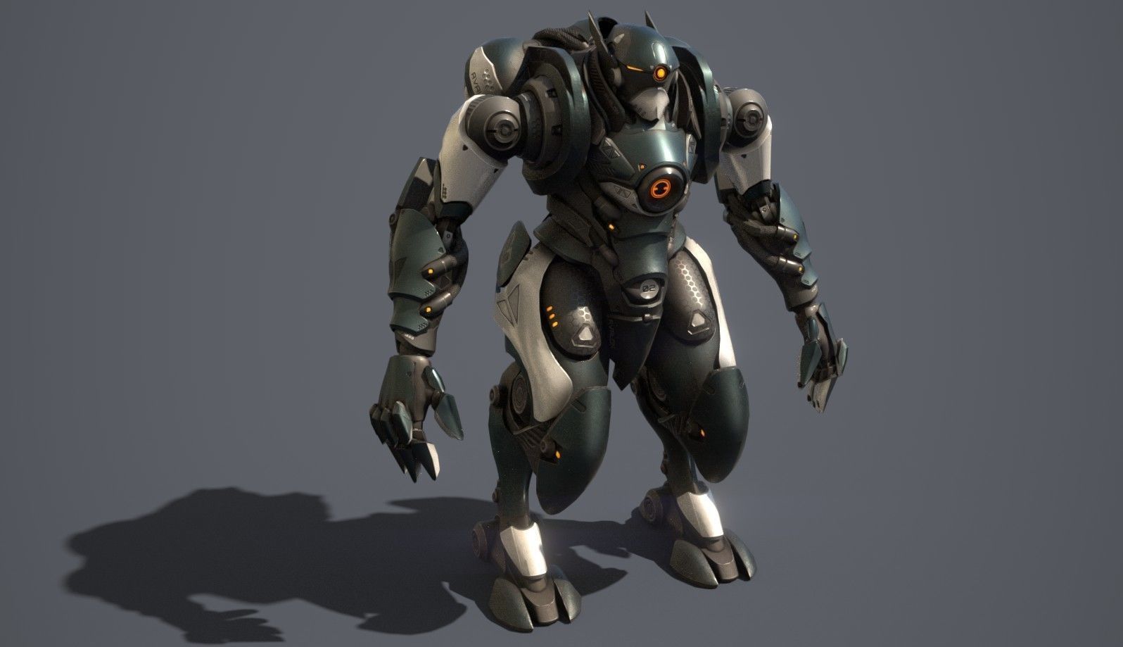 Avalon Suit Low-poly 3D model_1