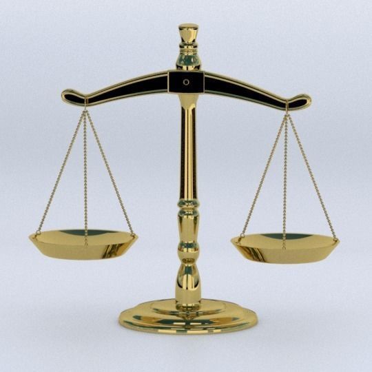 Balance Measuring Scales 3D model_0