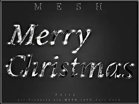 Merry Christmas Bulb Display 