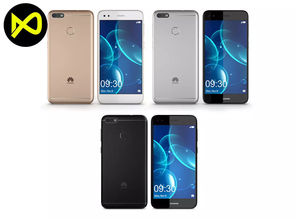 Huawei P9 Lite Mini - Y6 Pro 2017 All Colors 3D model_0