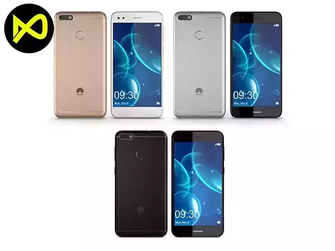 Huawei P9 Lite Mini - Y6 Pro 2017 All Colors 3D model