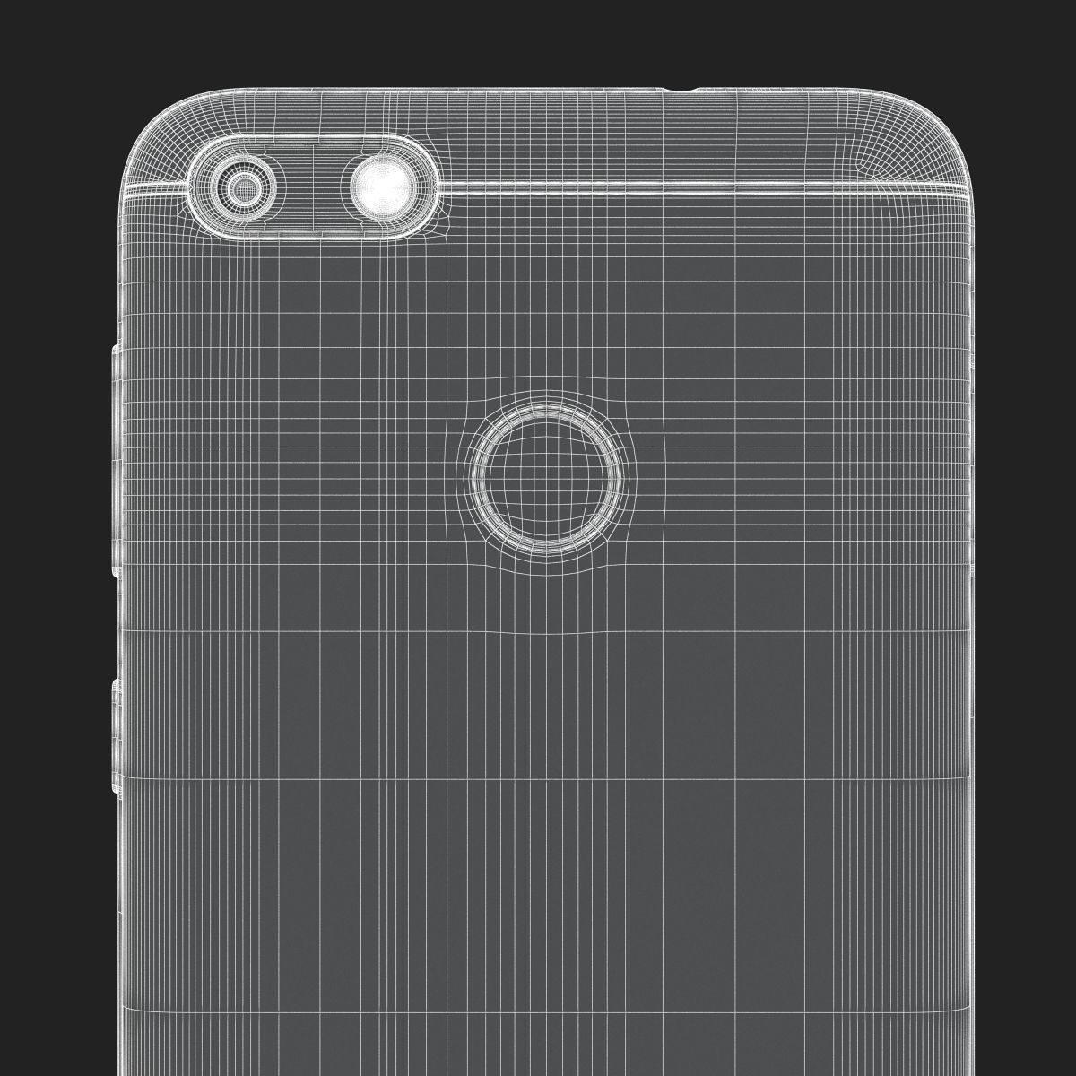 Huawei P9 Lite Mini - Y6 Pro 2017 Gold 3D model_16