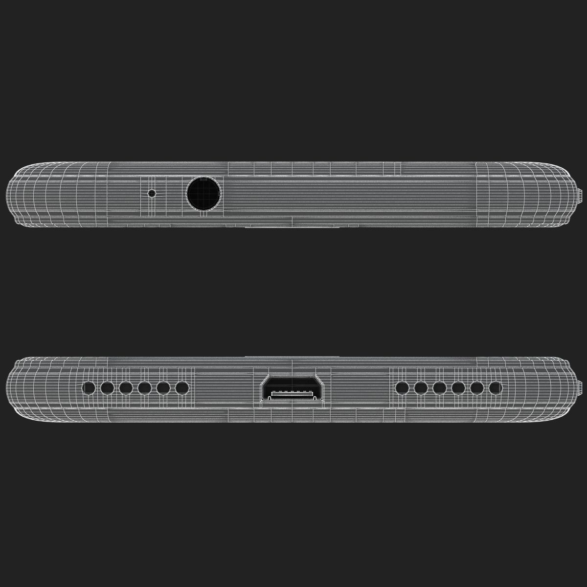 Huawei P9 Lite Mini - Y6 Pro 2017 Gold 3D model_21