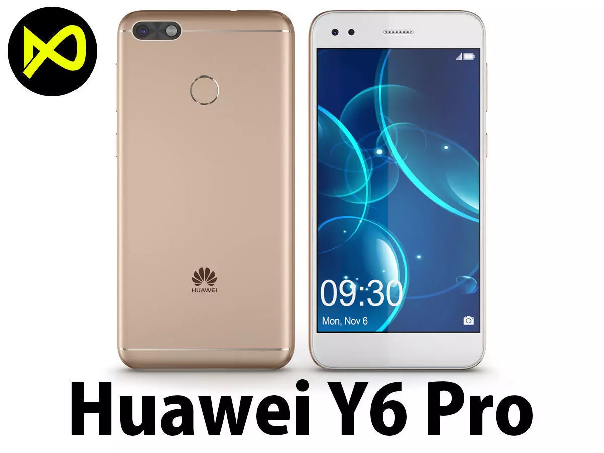 Huawei P9 Lite Mini - Y6 Pro 2017 Gold 3D model_0