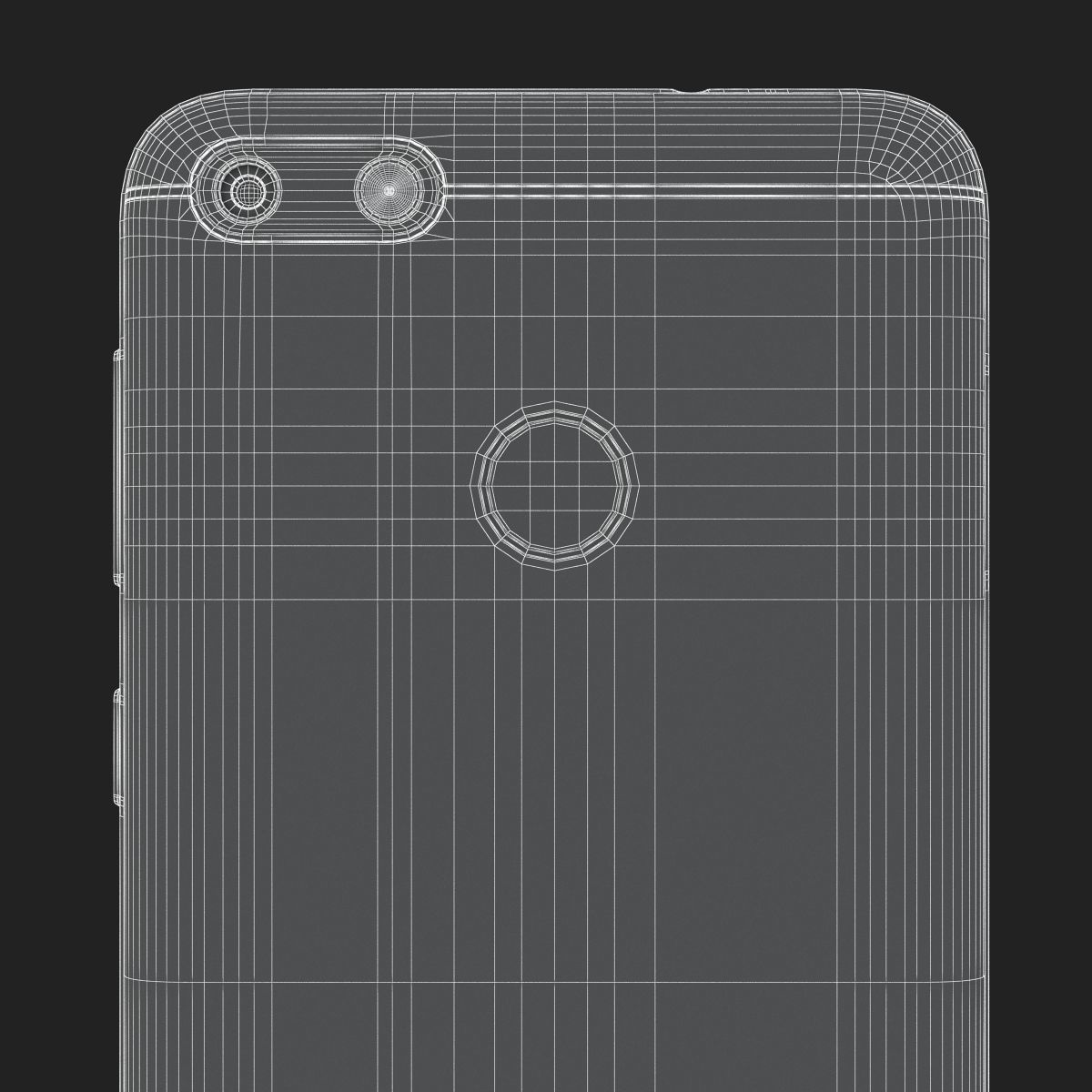 Huawei P9 Lite Mini - Y6 Pro 2017 Gold 3D model_24