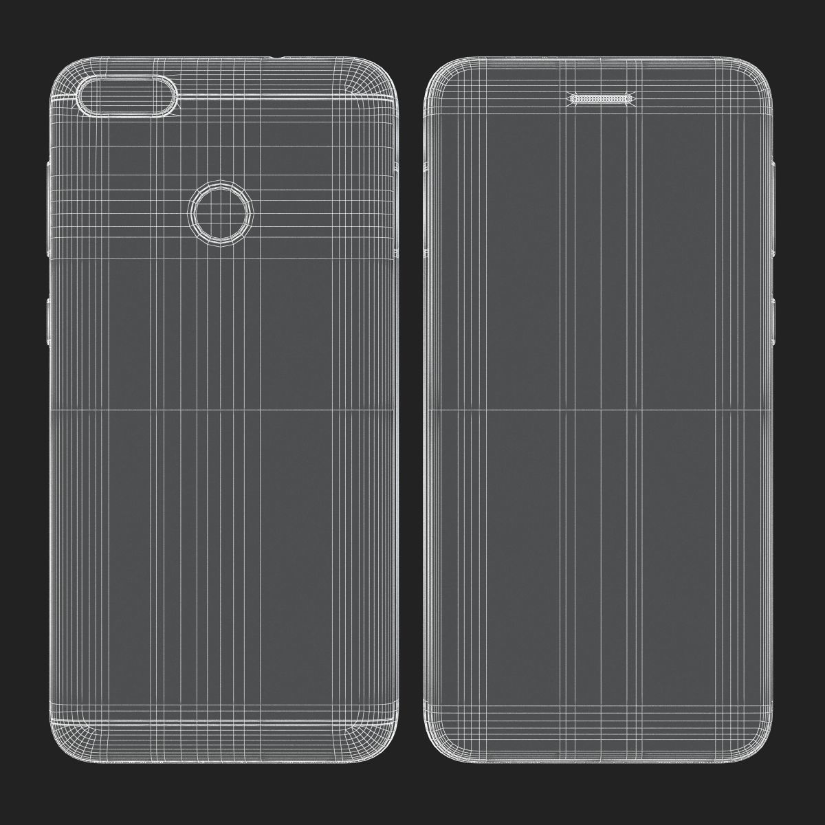 Huawei P9 Lite Mini - Y6 Pro 2017 Gold 3D model_23