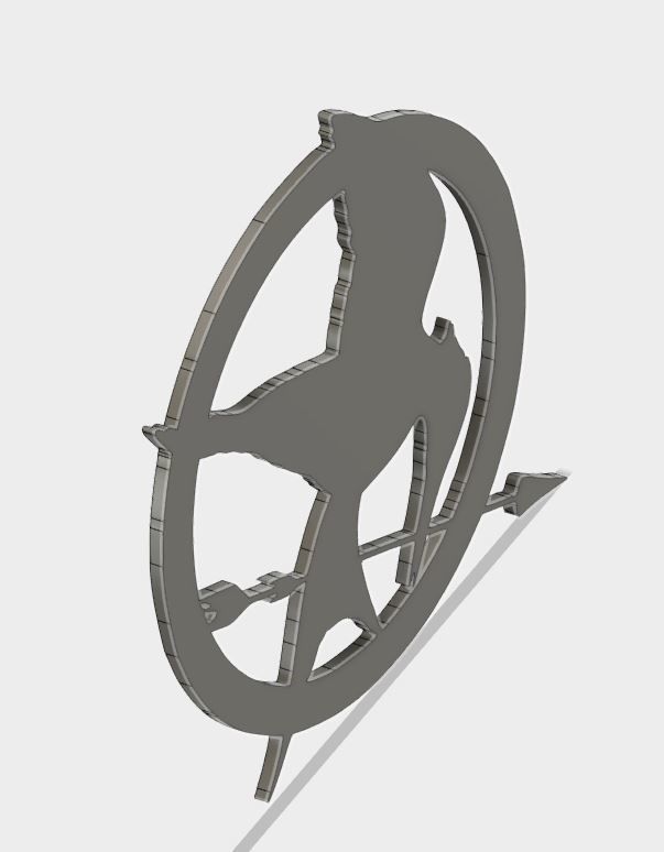 Mockingjay Coster Free 3D print model_2
