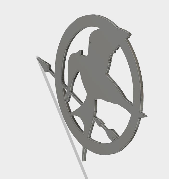 Mockingjay Coster Free 3D print model_3