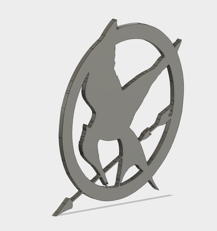 Mockingjay Coster Free 3D print model_5
