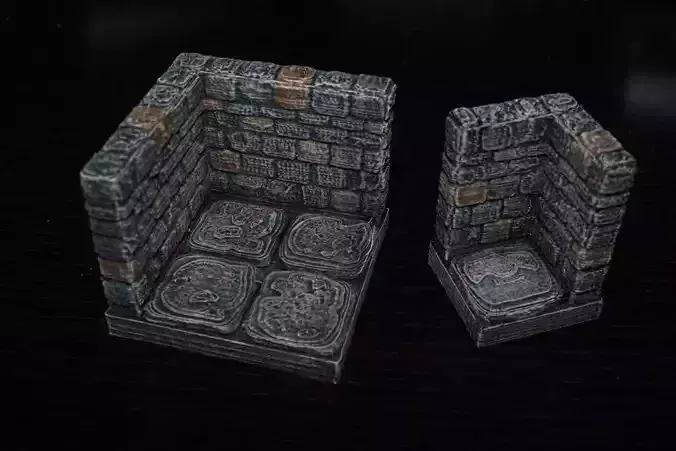 OpenForge Stone Dungeon Edge Corner