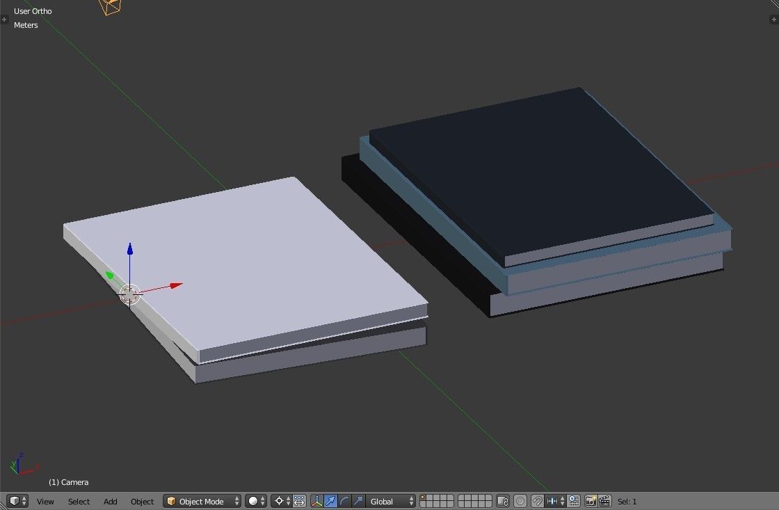 Book collection Lowpoly - 5 books Low-poly 3D model_9
