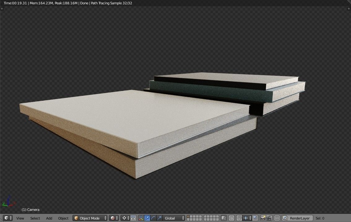 Book collection Lowpoly - 5 books Low-poly 3D model_11