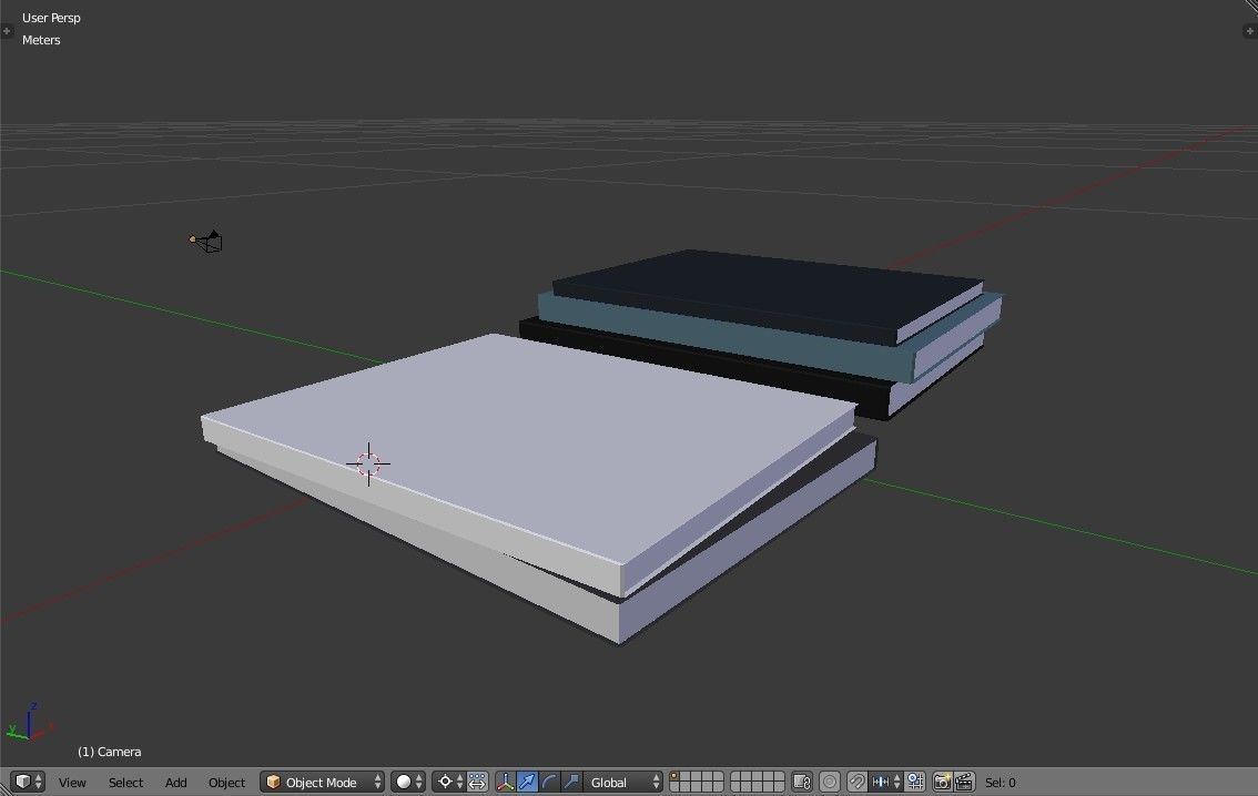 Book collection Lowpoly - 5 books Low-poly 3D model_8