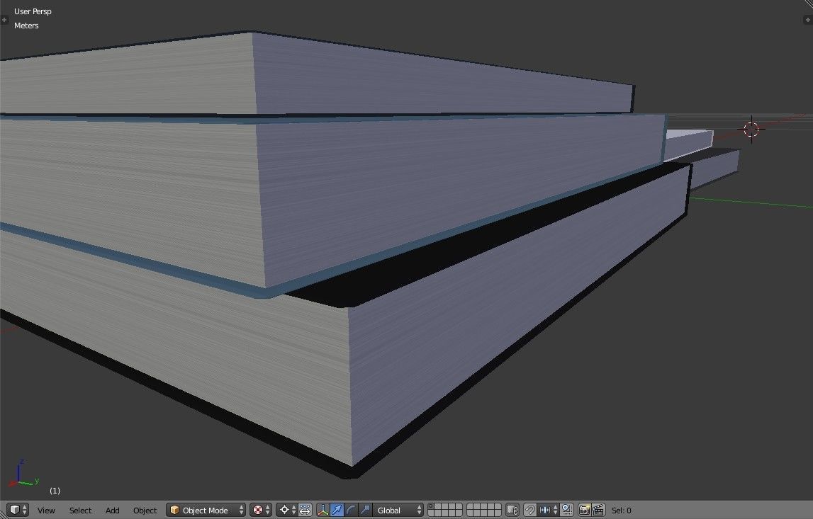 Book collection Lowpoly - 5 books Low-poly 3D model_16