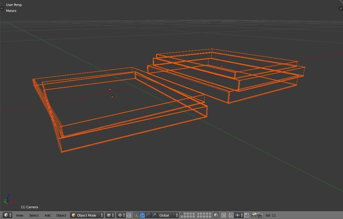 Book collection Lowpoly - 5 books Low-poly 3D model_19