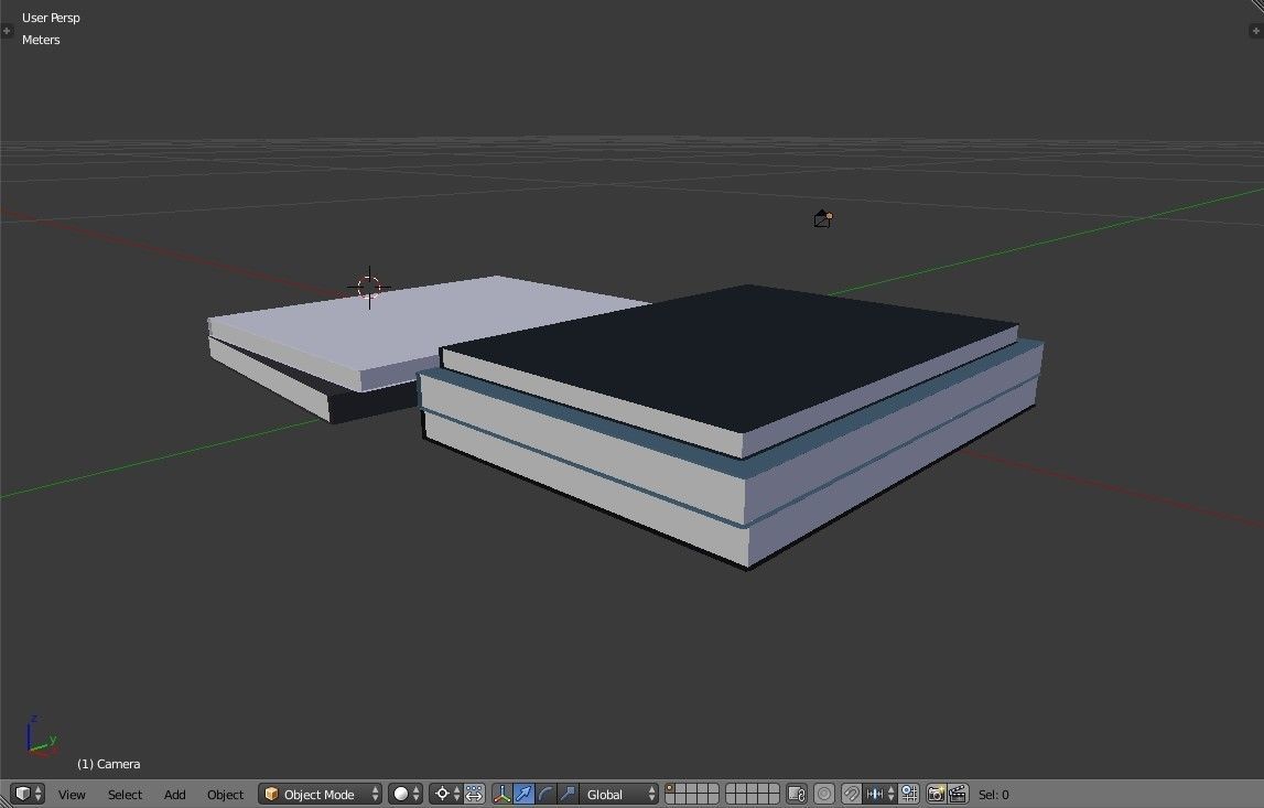 Book collection Lowpoly - 5 books Low-poly 3D model_7