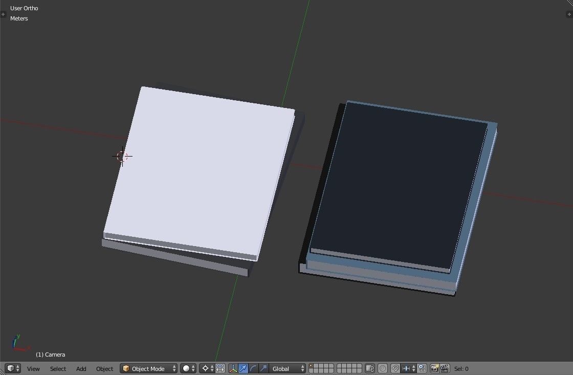 Book collection Lowpoly - 5 books Low-poly 3D model_10