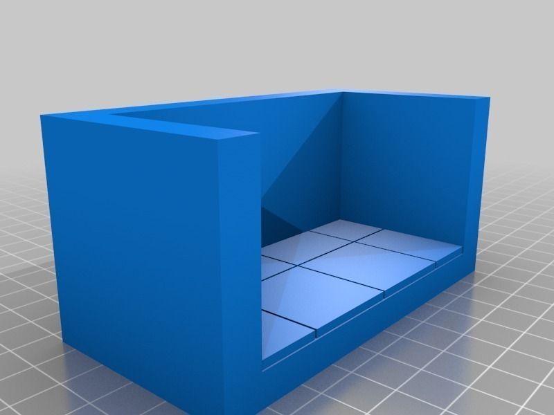 OpenForge Smooth Dead End Tile Free 3D print model_2