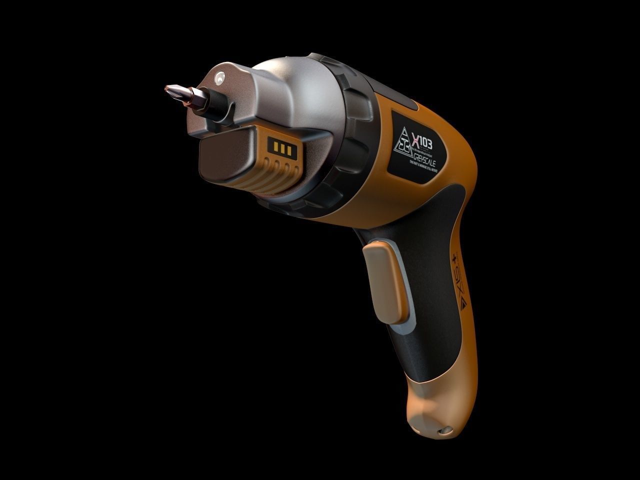 Electric Drill 3D model_4
