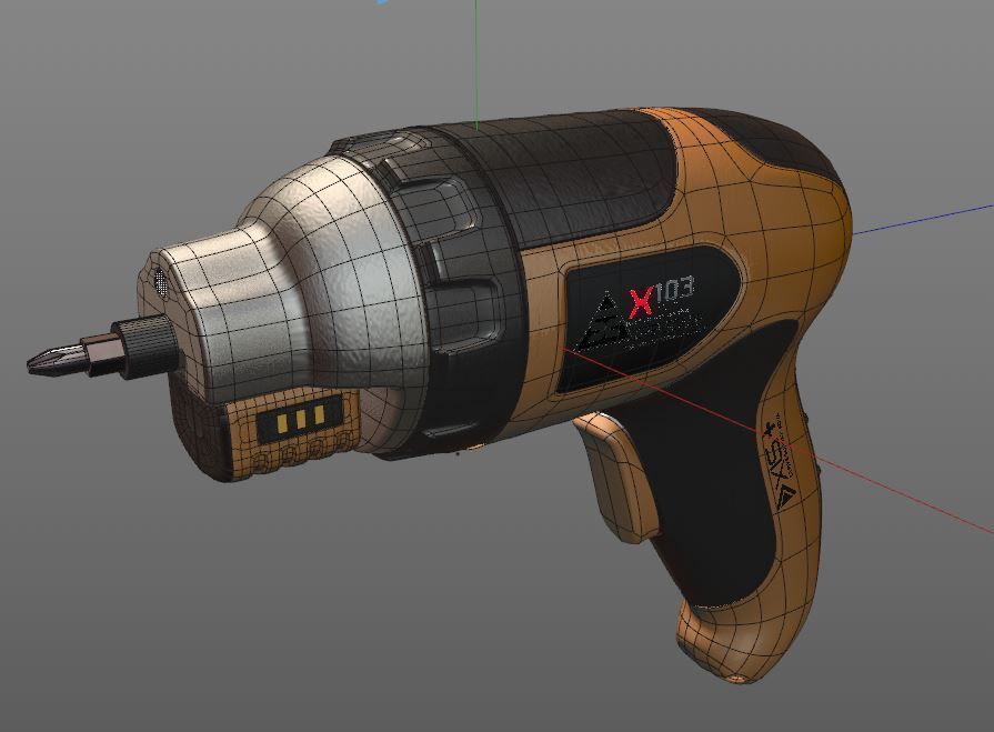 Electric Drill 3D model_5