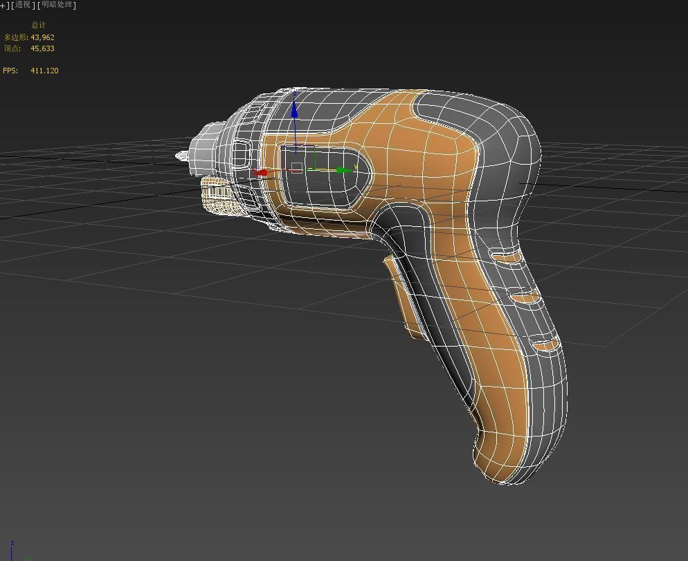 Electric Drill 3D model_9