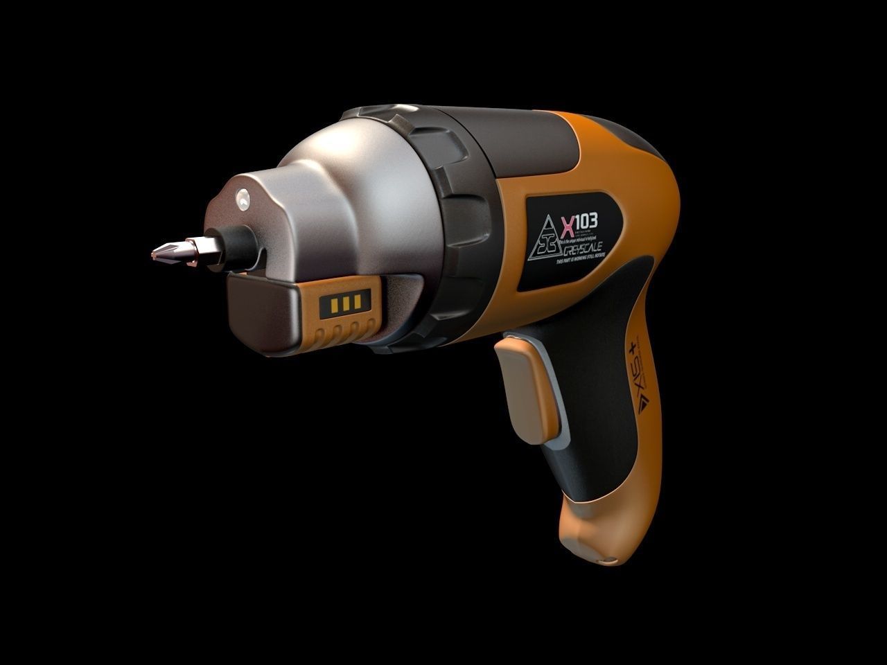 Electric Drill 3D model_3