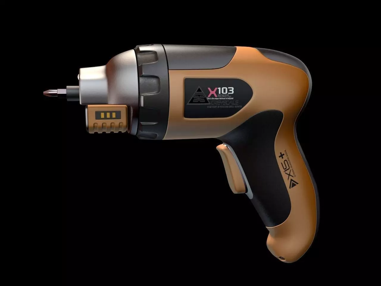 Electric Drill 3D model_0