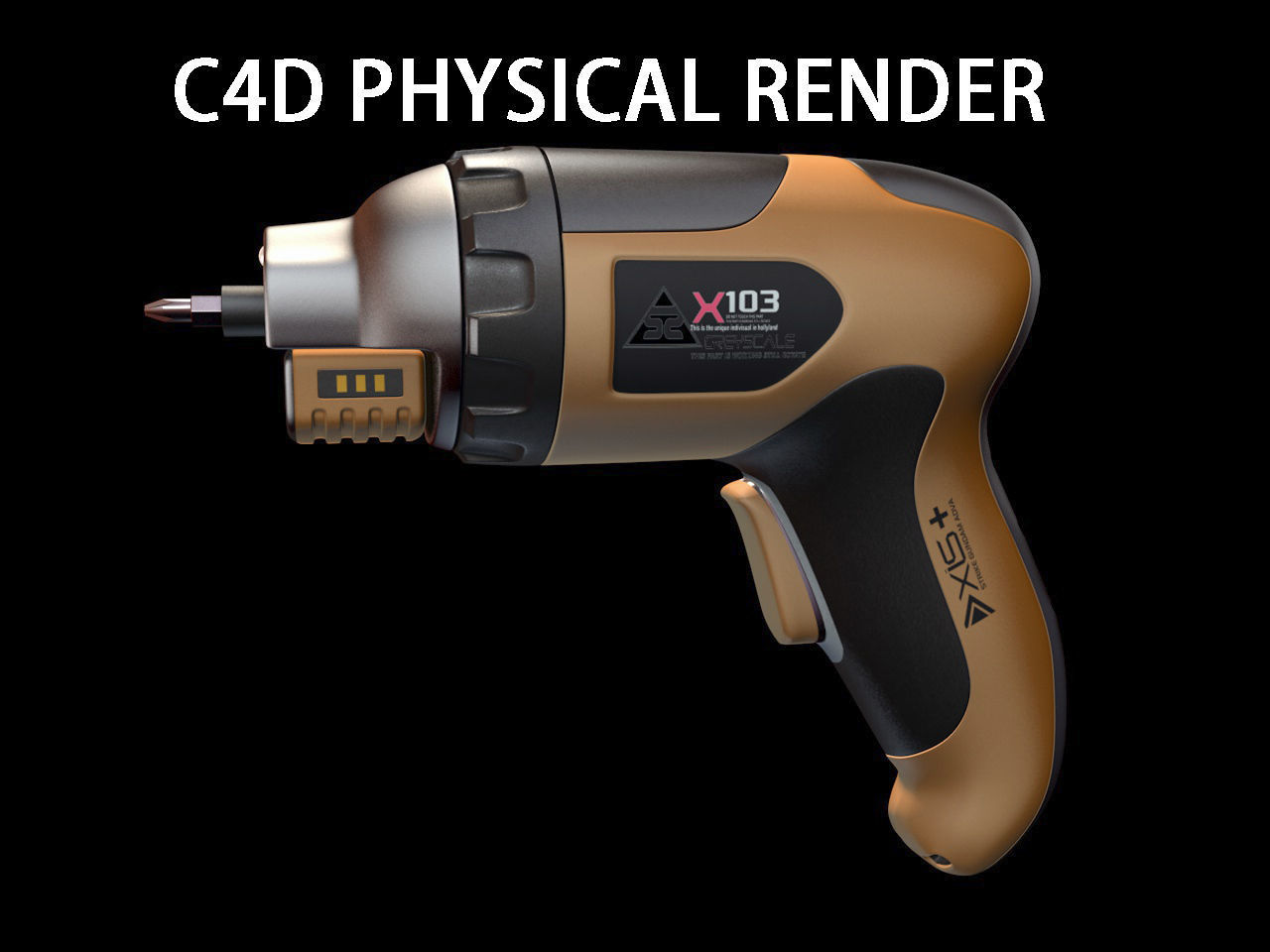 Electric Drill 3D model_1