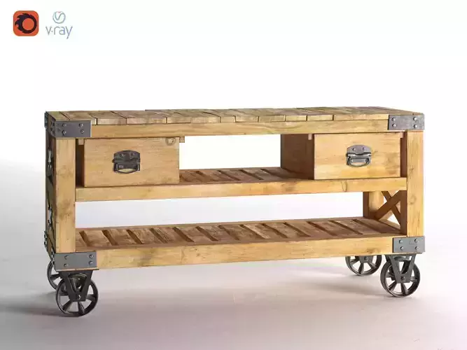 Reclaimed Wood TV Stand