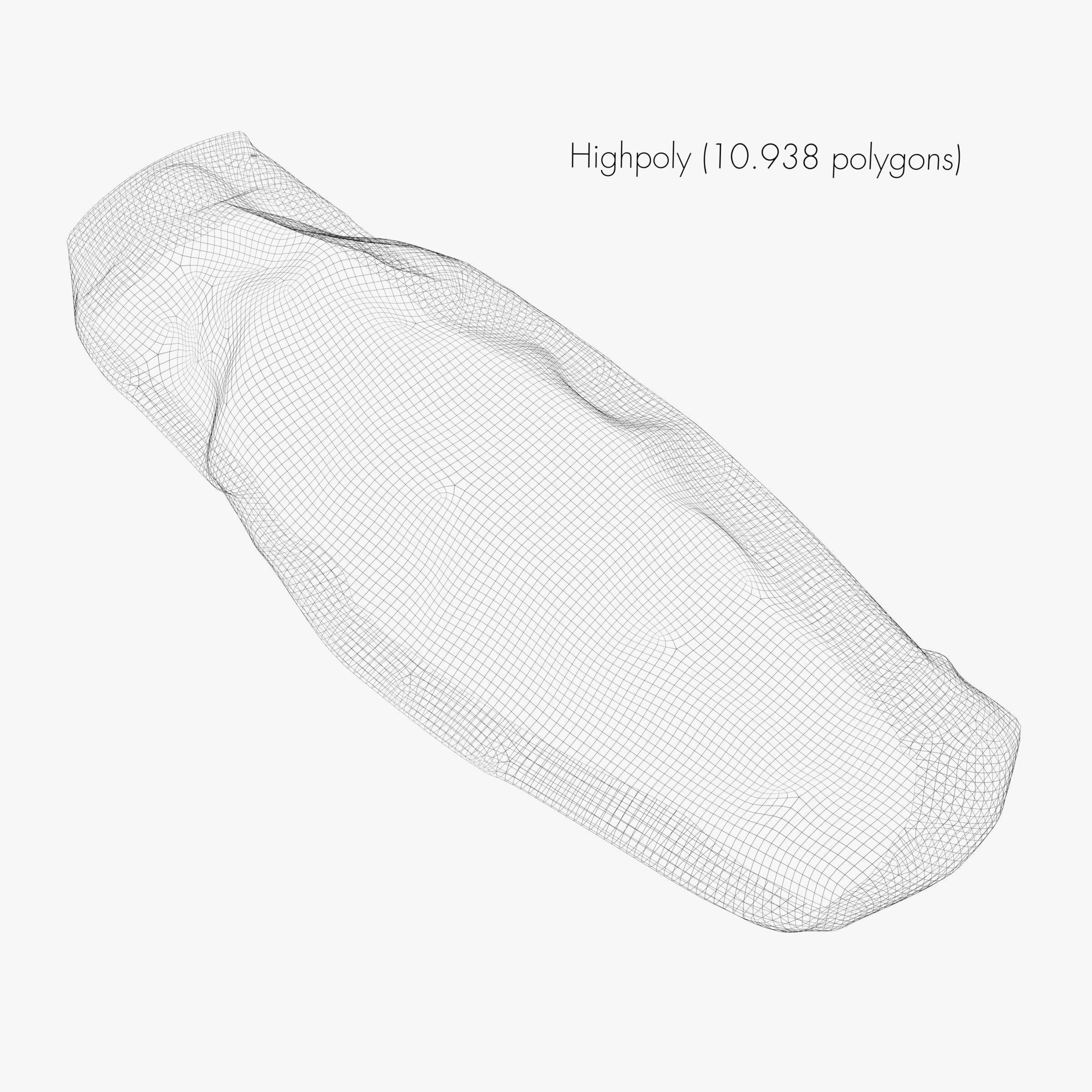 Body bags Low-poly 3D model_8