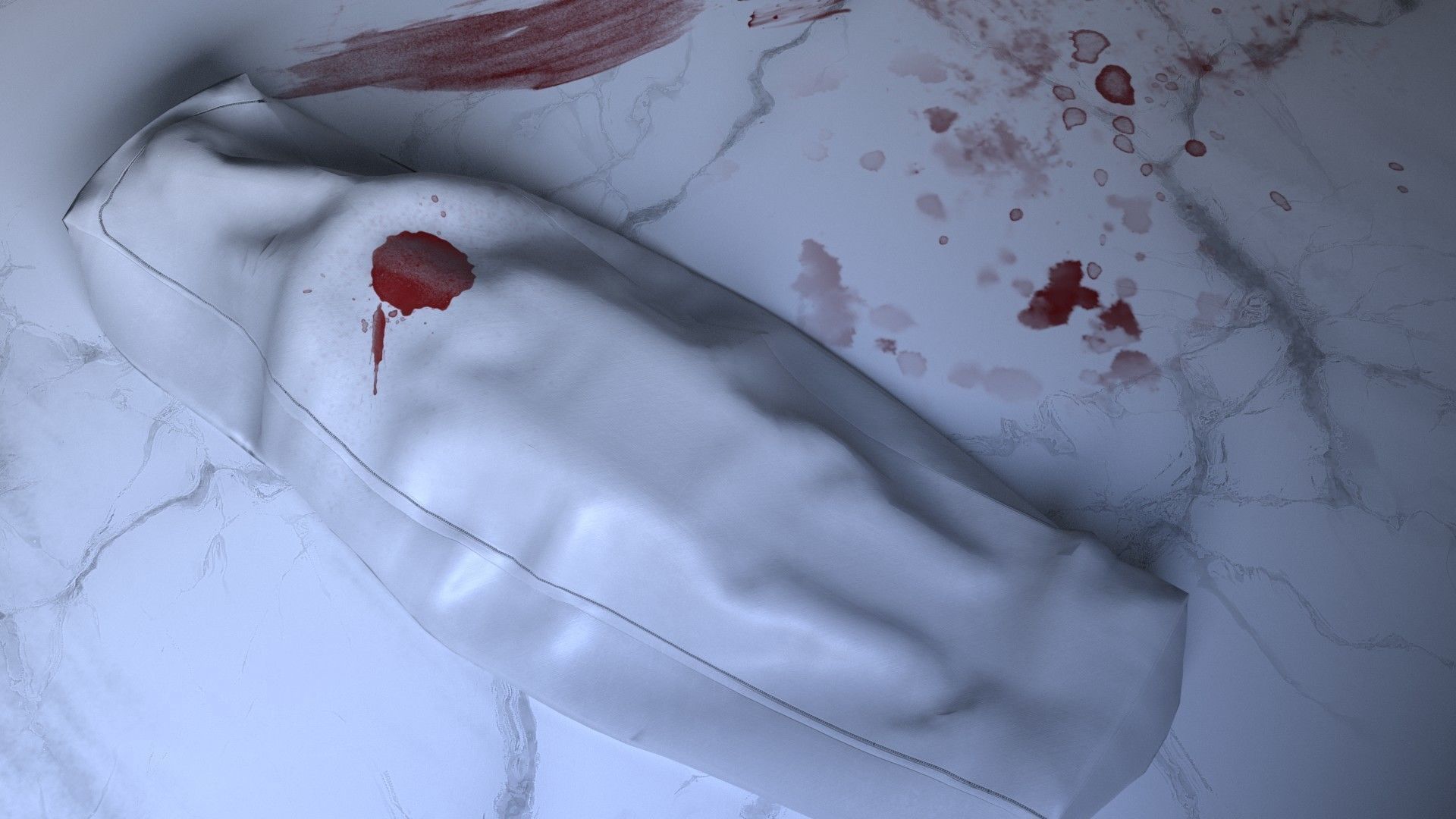 Body bags Low-poly 3D model_12