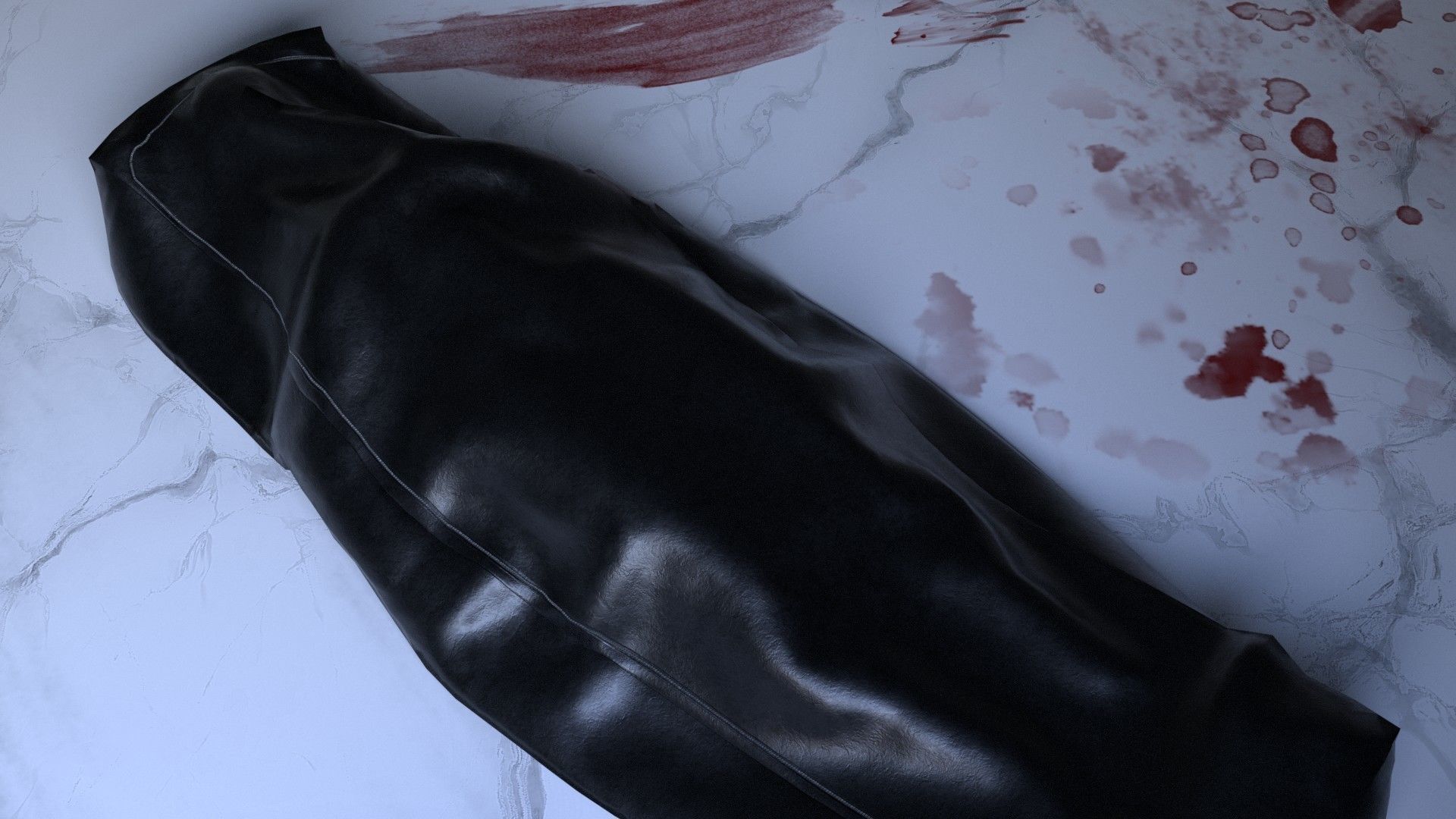 Body bags Low-poly 3D model_13