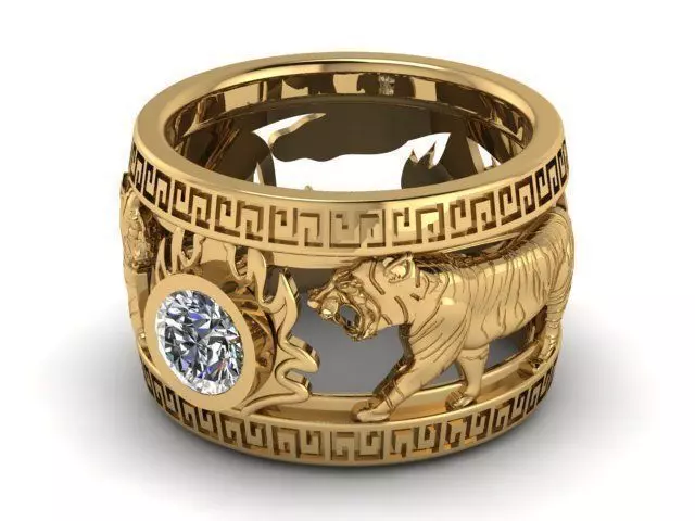  Ring T00587 3D print model_0