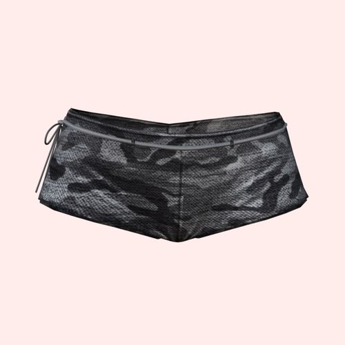 Sexy Gray Army Shorts