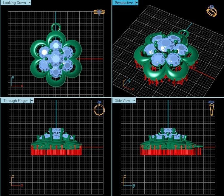 Pendant T00589 3D print model_2