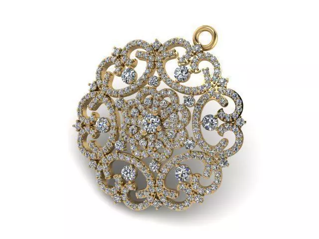 Pendant T00591 3D print model_0