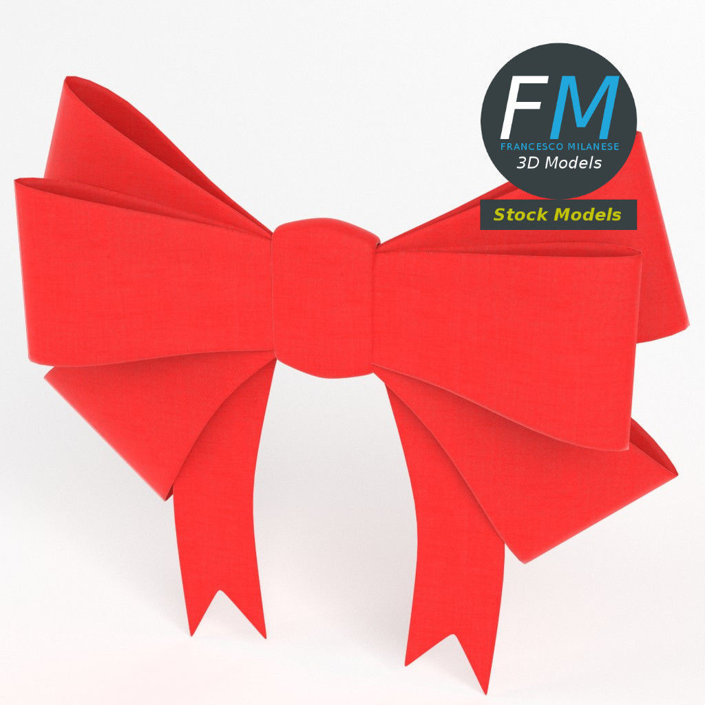 Bow 2 paper 3D model_2